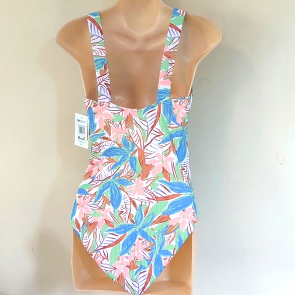 Roxy Ribbed Love The Coco One Piece - Sprucetone S - Picture 6 of 16